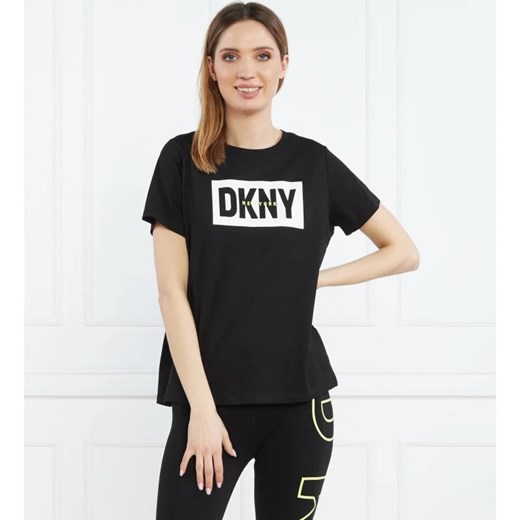 DKNY Sport T-shirt | Regular Fit ze sklepu Gomez Fashion Store w kategorii Bluzki damskie - zdjęcie 163969591