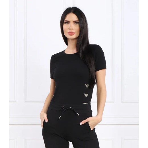 EA7 T-shirt | Slim Fit ze sklepu Gomez Fashion Store w kategorii Bluzki damskie - zdjęcie 163969651