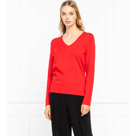 Sweter damski Tommy Hilfiger w serek