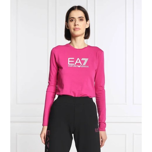 EA7 Bluzka | Regular Fit ze sklepu Gomez Fashion Store w kategorii Bluzki damskie - zdjęcie 163970080