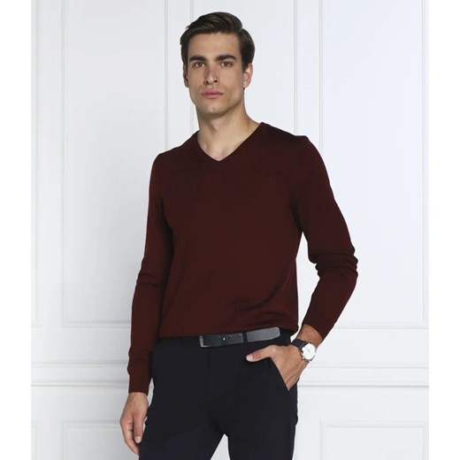 BOSS BLACK Wełniany sweter Melba-P | Slim Fit S Gomez Fashion Store okazja