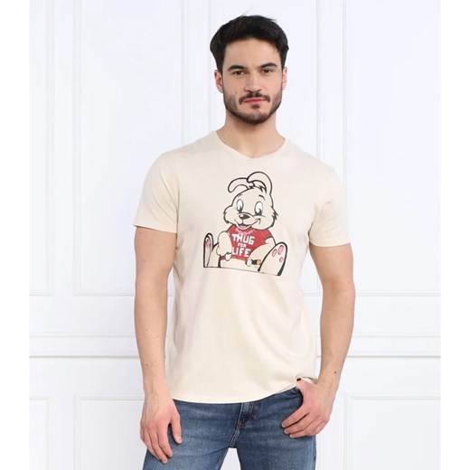 GUESS T-shirt GUESS X BRANDALISED LEON WASHED BUNNY | Regular Fit Guess XL Gomez Fashion Store