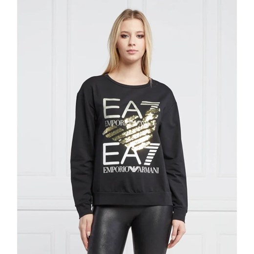 EA7 Bluza | Regular Fit ze sklepu Gomez Fashion Store w kategorii Bluzy damskie - zdjęcie 163970503