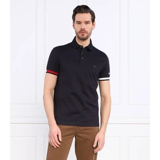 Czarny t-shirt męski Tommy Hilfiger z krótkim rękawem