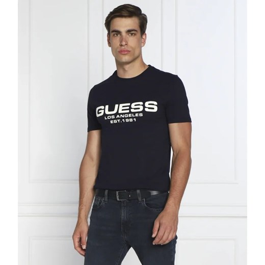 GUESS T-shirt Bertil | Regular Fit Guess S okazja Gomez Fashion Store