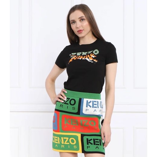 Kenzo T-shirt KENZO PIXEL CLASSIC | Regular Fit Kenzo L wyprzedaż Gomez Fashion Store