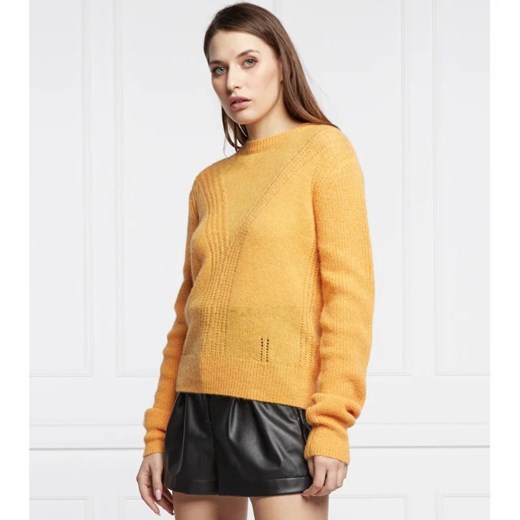 Patrizia Pepe Wełniany sweter | Regular Fit ze sklepu Gomez Fashion Store w kategorii Swetry damskie - zdjęcie 163971352