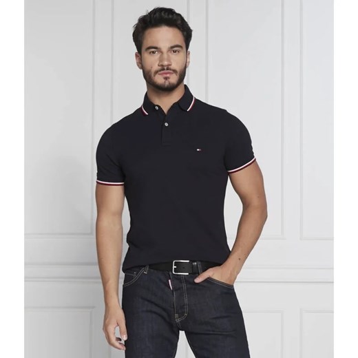 Tommy Hilfiger Polo TOMMY TIPPED | Slim Fit Tommy Hilfiger M okazja Gomez Fashion Store