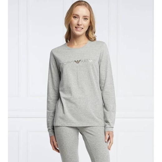 Piżama Emporio Armani z nadrukami z elastanu
