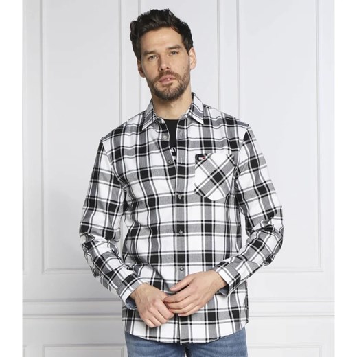 Tommy Jeans Koszula CHECK FLANNEL | Classic fit ze sklepu Gomez Fashion Store w kategorii Koszule męskie - zdjęcie 163971693