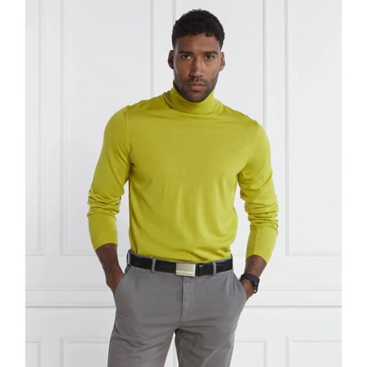 BOSS BLACK Wełniany golf Musso-P | Slim Fit ze sklepu Gomez Fashion Store w kategorii Swetry męskie - zdjęcie 163971980