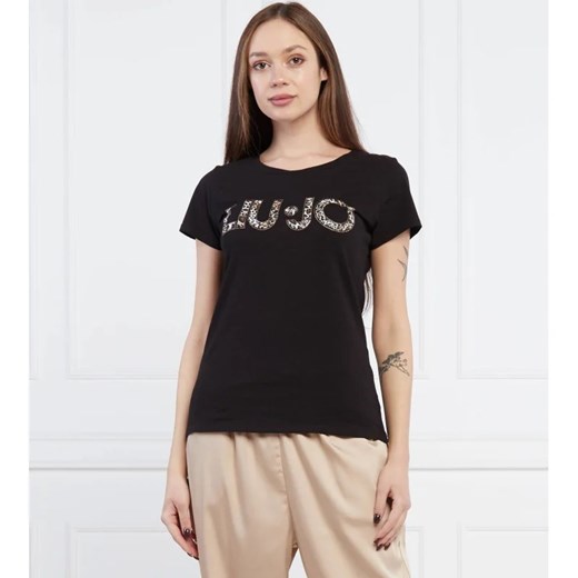 Liu Jo Beachwear T-shirt | Regular Fit ze sklepu Gomez Fashion Store w kategorii Bluzki damskie - zdjęcie 163972013