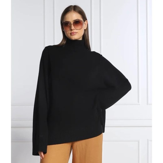 Calvin Klein Wełniany sweter | Loose fit | z dodatkiem kaszmiru ze sklepu Gomez Fashion Store w kategorii Swetry damskie - zdjęcie 163972100
