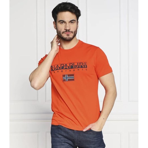 T-shirt męski Napapijri sportowy