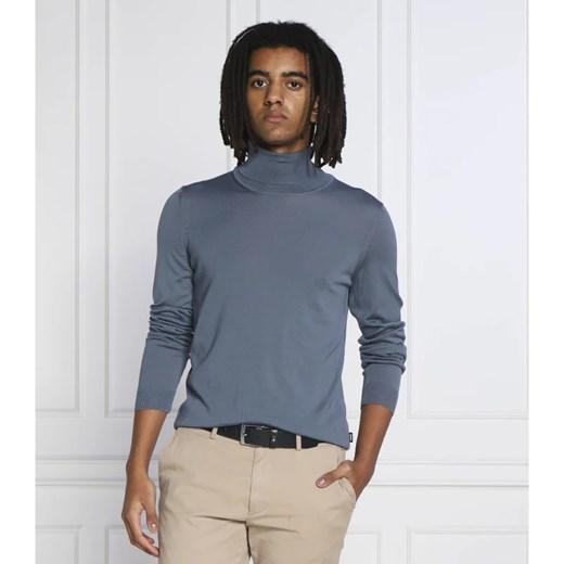BOSS BLACK Wełniany golf Musso-P | Slim Fit S promocja Gomez Fashion Store