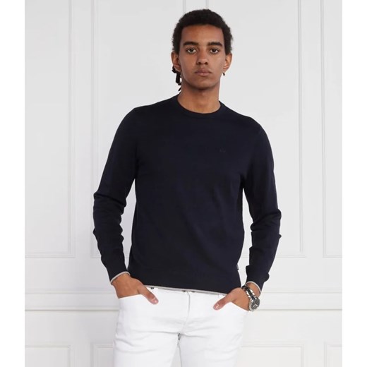 Armani Exchange Sweter | Regular Fit | z dodatkiem kaszmiru Armani Exchange M Gomez Fashion Store