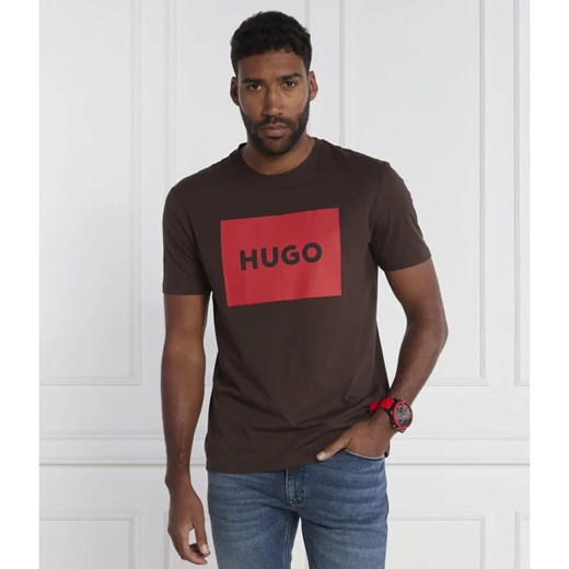 HUGO T-shirt Dulive222 | Regular Fit ze sklepu Gomez Fashion Store w kategorii T-shirty męskie - zdjęcie 163972981