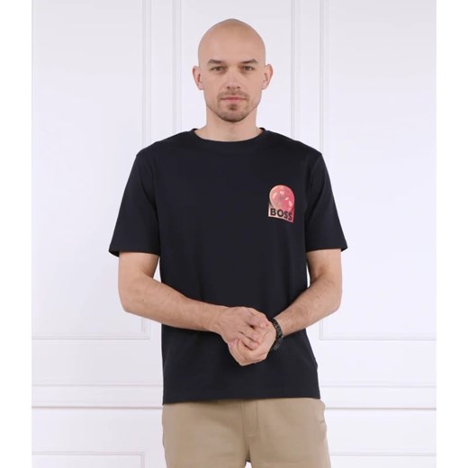 T-shirt męski BOSS HUGO z krótkimi rękawami bawełniany