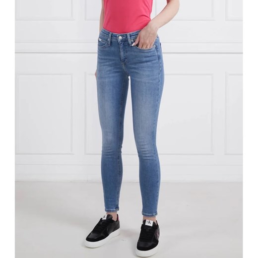CALVIN KLEIN JEANS Jeansy | Skinny fit | mid rise 25/32 okazja Gomez Fashion Store