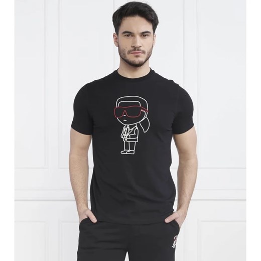 Karl Lagerfeld T-shirt | Regular Fit Karl Lagerfeld L okazja Gomez Fashion Store