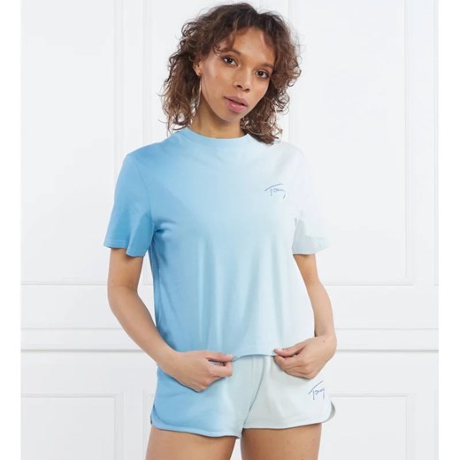 Bluzka damska Tommy Jeans casual z krótkim rękawem