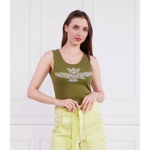 Zielona bluzka damska Aeronautica Militare 
