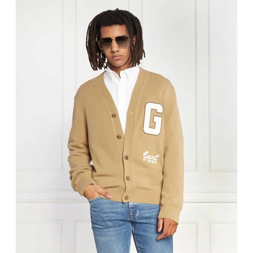 Gant Kardigan | Relaxed fit ze sklepu Gomez Fashion Store w kategorii Swetry męskie - zdjęcie 163973691