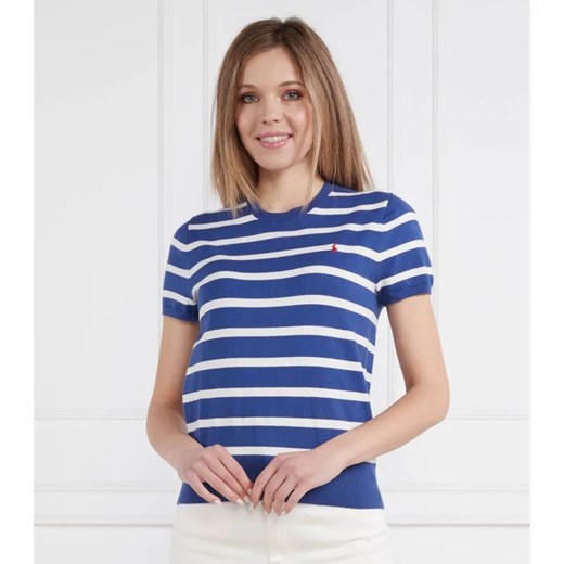 Sweter damski Polo Ralph Lauren z okrągłym dekoltem na zimę 