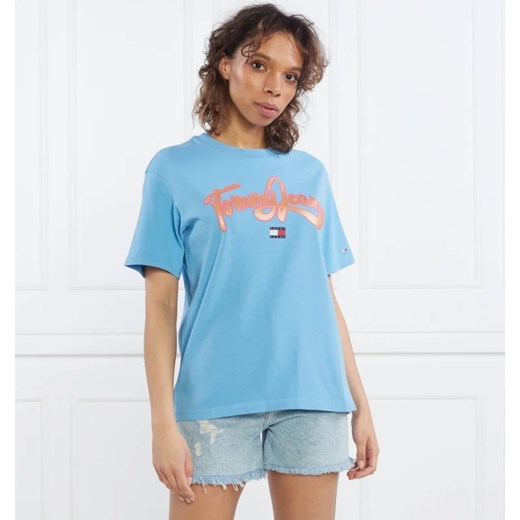 Bluzka damska Tommy Jeans z bawełny