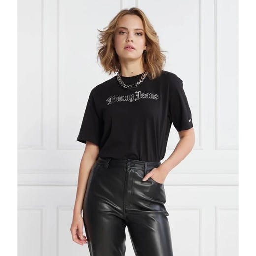 Tommy Jeans T-shirt TJW RLX GRUNGE 2 SS | Relaxed fit ze sklepu Gomez Fashion Store w kategorii Bluzki damskie - zdjęcie 163974130