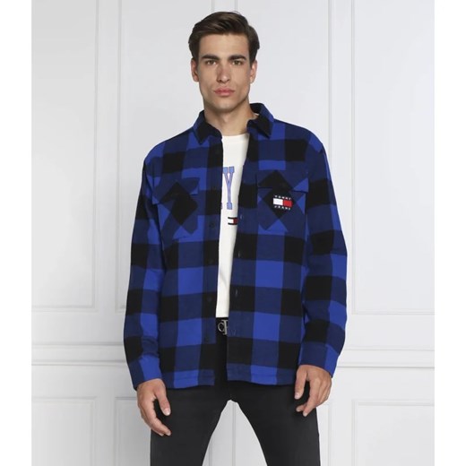 Tommy Jeans Ocieplana koszula | Oversize fit ze sklepu Gomez Fashion Store w kategorii Koszule męskie - zdjęcie 163974340