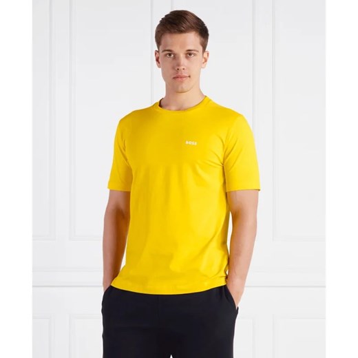 T-shirt męski BOSS HUGO z krótkim rękawem z elastanu