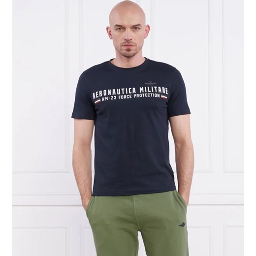 T-shirt męski Aeronautica Militare z krótkim rękawem