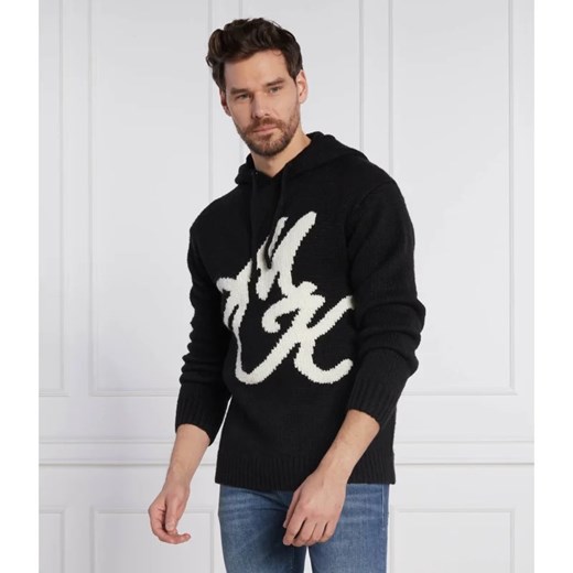 Michael Kors Sweter | Regular Fit | z dodatkiem wełny Michael Kors XL Gomez Fashion Store wyprzedaż