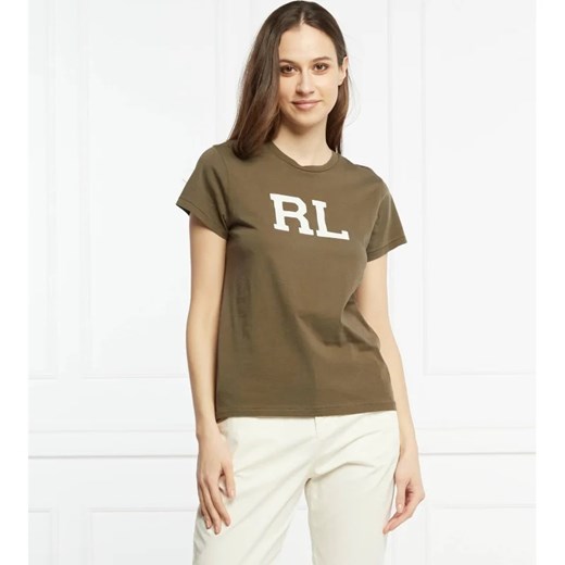 POLO RALPH LAUREN T-shirt | Regular Fit ze sklepu Gomez Fashion Store w kategorii Bluzki damskie - zdjęcie 163974881