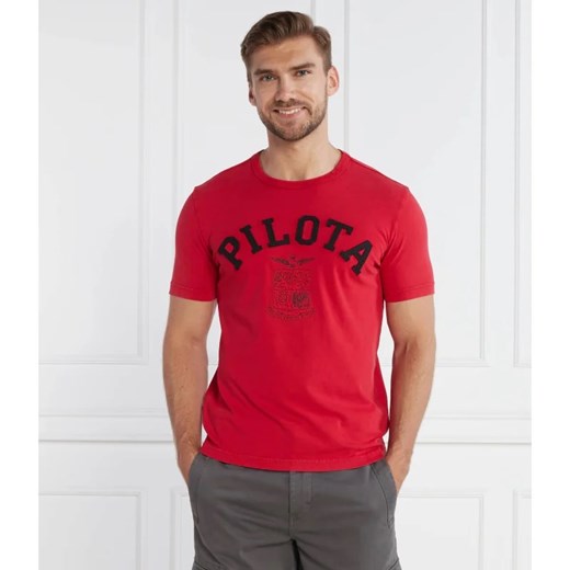 T-shirt męski Aeronautica Militare z bawełny