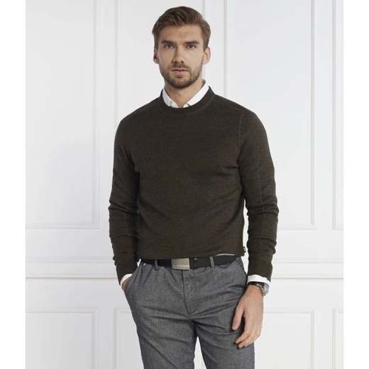 BOSS BLACK Sweter Onore | Regular Fit | z dodatkiem wełny ze sklepu Gomez Fashion Store w kategorii Swetry męskie - zdjęcie 163975021