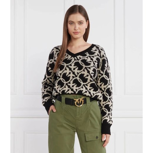 Pinko Wełniany sweter | Regular Fit ze sklepu Gomez Fashion Store w kategorii Swetry damskie - zdjęcie 163975070