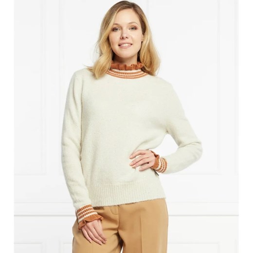 Silvian Heach Wełniany sweter | Loose fit ze sklepu Gomez Fashion Store w kategorii Swetry damskie - zdjęcie 163975073
