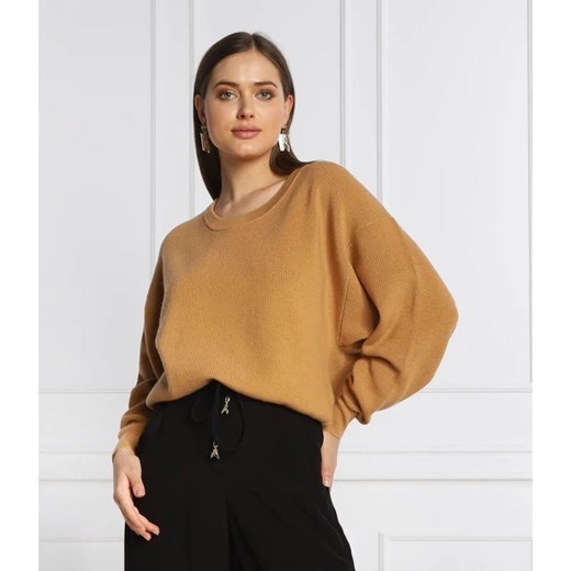 Patrizia Pepe Wełniany sweter | Regular Fit ze sklepu Gomez Fashion Store w kategorii Swetry damskie - zdjęcie 163975121