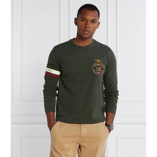 Aeronautica Militare t-shirt męski z długimi rękawami