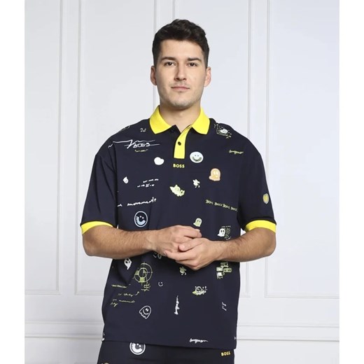 BOSS GREEN Polo Piraxart | Relaxed fit ze sklepu Gomez Fashion Store w kategorii T-shirty męskie - zdjęcie 163975604