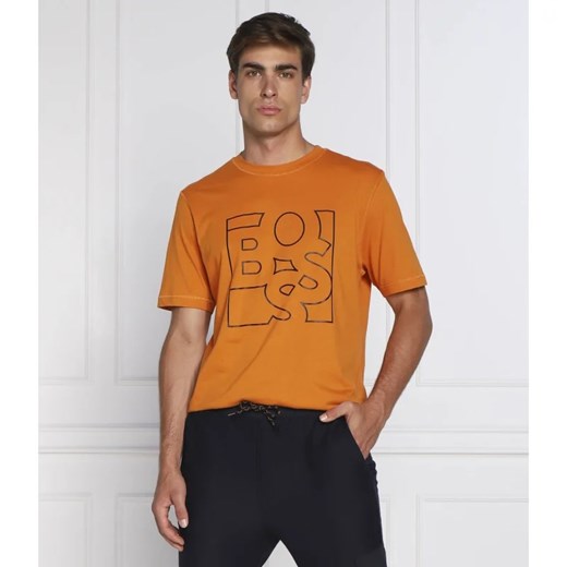 BOSS ORANGE T-shirt Teetrury 2 | Relaxed fit M Gomez Fashion Store promocyjna cena