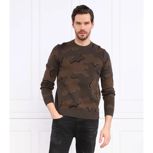 HUGO Sweter Scubo | Regular Fit | z dodatkiem wełny ze sklepu Gomez Fashion Store w kategorii Swetry męskie - zdjęcie 163976191