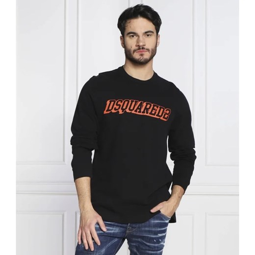T-shirt męski Dsquared2 z długim rękawem bawełniany