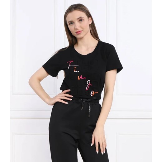 Liu Jo Sport T-shirt | Regular Fit ze sklepu Gomez Fashion Store w kategorii Bluzki damskie - zdjęcie 163976600