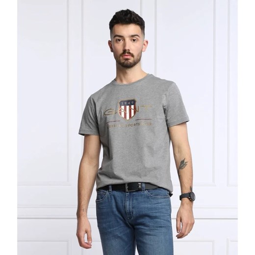 T-shirt męski Gant wiosenny