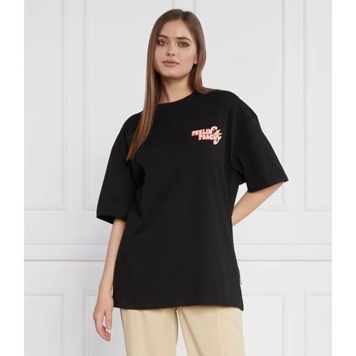 HUGO T-shirt Drisela | Oversize fit ze sklepu Gomez Fashion Store w kategorii Bluzki damskie - zdjęcie 163976731