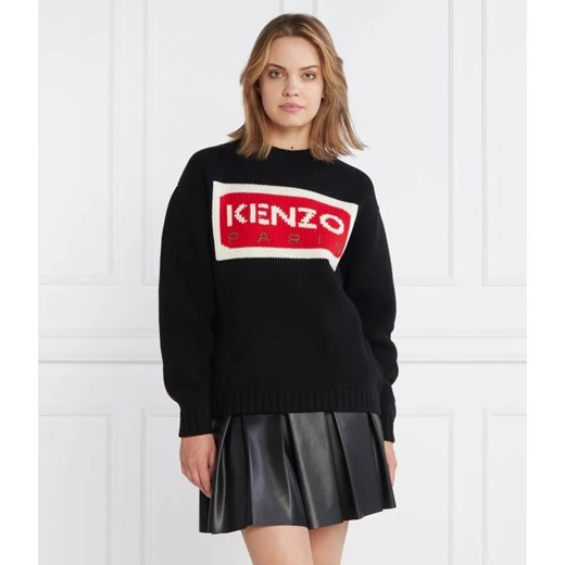 Kenzo Wełniany sweter | Regular Fit ze sklepu Gomez Fashion Store w kategorii Swetry damskie - zdjęcie 163976754