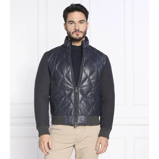 BOSS ORANGE Skórzana kurtka Jomix | Regular Fit 56 wyprzedaż Gomez Fashion Store